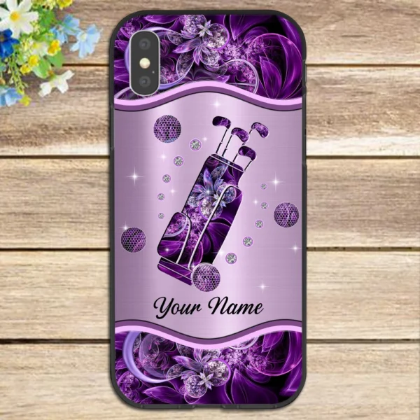 Golf Lover Glitter Multicolor Personalisierte Handytasche Golf Lover Glitter Multicolor Personalized Phone Case Mockup 2.jpg