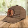 Braunes Herz Personalisierte Pferd Klassische Kappe Brown Heart Personalized Horse Classic Cap MK 3.jpg