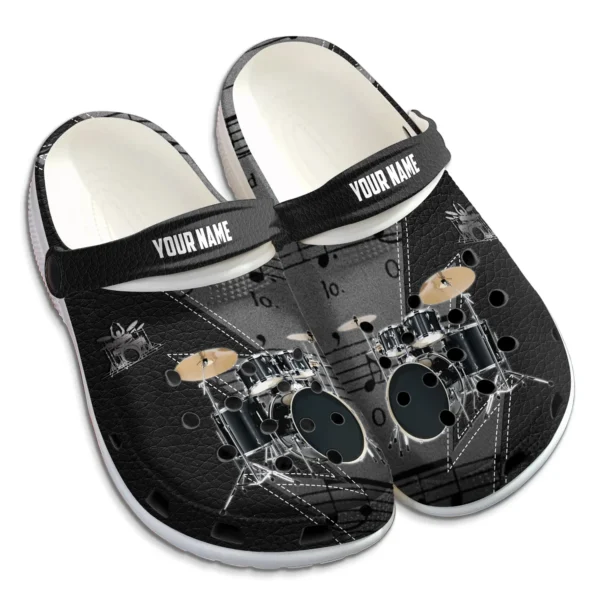 Personalisierte Name Drum Lp1 clogs Personalized Name Drum Lp1 Crocs MK 2.jpg