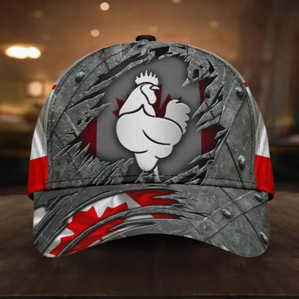 Chicken Ca Flag Classic Mütze buffer_ChickenCaFlagClassicCap9252.jpg