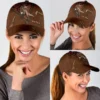 Jk Personalisierte Dinosaurier Braun Klassische Kappe buffer_JkPersonalizedDinosaurBrownClassicCap509.jpg