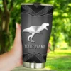 Dinosaurier Schwarzer Mensch Personalisierter Trinkbecher buffer_DinosaurBlackPersonalizedTumbler6052.jpg