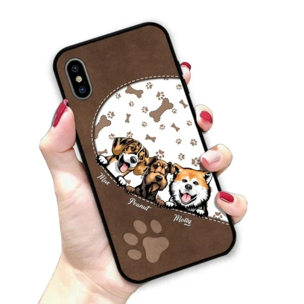 Personalisierte Leder-Muster Hund Handytasche Personalized-Leather-Pattern-Dog-Phone-Case-MK-2.jpg