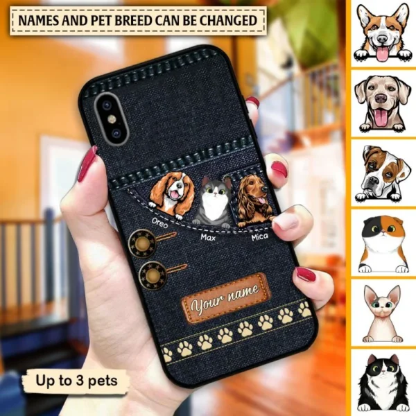 Hunde und Katzen Denim Personalisierte Handytasche Dogs-And-Cats-Denim-Personalized-Phone-Case-Gift-For-Pet-Lovers-Mockup-Ads.jpg