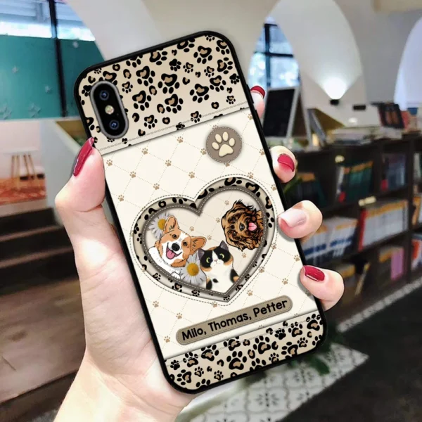 Personalisierte Hund Katze Herz Leopard Leder Handytasche Personalized Dog Cat Heart Leopard Leather Phone Case Mockup Preview.jpg