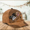 Hund braun Kurven und Pfote personalisierte klassische Kappe Dog-Brown-Curves-And-Paw-Personalized-Classic-Cap-2.jpg