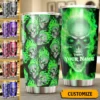 Skull On Colorful Fire Cool Personalisierte Fancy Einzigartige Becher Skull On Colorful Fire Cool Personalized Fancy Unique Tumbler MK.jpg