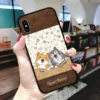 Leder-Muster niedliche Katze Kätzchen Haustier personalisierte Handytasche, Purrfect Geschenk für Katzenliebhaber Leather Pattern Cute Cat Kitten Pet Personalized Phone Case, Purrfect Gift for Cat Lovers Mockup Preview.jpg