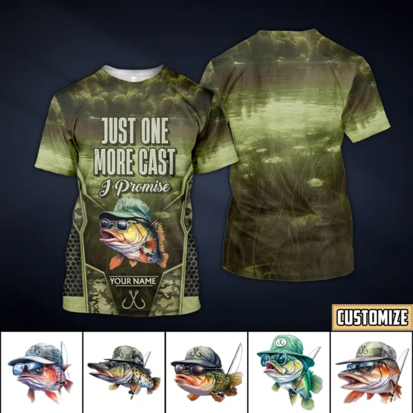 Nur ein weiterer Wurf Ich verspreche personalisierte 3D All Over gedruckte Shirts Just One More Cast I Promise Personalized 3D All Over Printed Shirts MK.jpg
