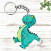 Personalisierte niedliche Oma Mama Nana Dinosaurier T Rex, Geburtstagsgeschenk für Kinder, Enkel Acryl Schlüsselanhänger Personalized Cute Grandma Mom Nana Dinosaur T Rex, Birthday Gift For Kids, Grandkids Acrylic Keychain mk1.jpg