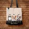 Personalisierte Name Hunde, Katzen für Haustiere Liebhaber Tote Bag Personalized Name Dogs, Cats For Pets Lovers Tote Bag Mockup 2.jpg