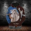 Schöne Pferd 3D All Over gedruckt Shirts Beautiful Horse 3D All Over Printed Shirts Zip Hoodie.jpg