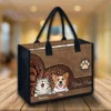 Hund Katze Blume Herz personalisierte Canvas Tragetasche, Geschenk für Tierliebhaber Dog Cat Flower Heart Personalized Canvas Tote Bag, Gift For Pet Lovers Mockup Preview.jpg