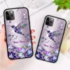 Diamond Hummingbird Print Glitzernde Handyhülle Diamond Hummingbird Print Sparkling Phone Case Mockup 2.jpg