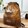Hund Personalisierte Name Kordelzug Rucksack Dog Personalized Name Drawstring Backpack MK 3.jpg