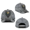 Anglerhut für Herren Gone Fishing - Personalized Name Grey Pattern Classic Cap for Fishing Lover MK 2.jpg