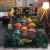 Dinosaurier-Welt – Personalisiertes Geschenk für Dinosaurier-Liebhaber Quilt-Bettwäsche-Set Dinosaur's World - Personalized Gift For Dinosaur Lovers Quilt Bedding Set Mockup Ads.jpg